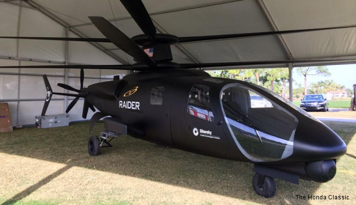 Helicopter Sikorsky S-97 Raider Serial mockup Register mockup used by Sikorsky Helicopters. Aircraft history and location