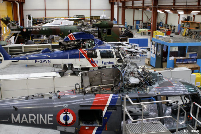 Detailed history and photos of helicopter Aerospatiale SA365N1 Dauphin 2 Serial 6327 Register F-GPVN D2-ESE F-GLNU SX-HID F-WQDA ZS-HVI used by Heli-Union ,SonAir Serviço Aéreo, SA (SonAir Airline Services) ,Eurocopter France Track service timeline and current status.