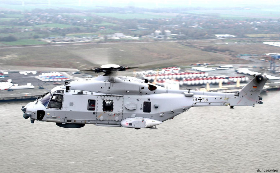 Detailed history and photos of helicopter NH Industries NH90 NTH Sea Lion Serial Register 79+56 used by Marineflieger (German Navy ) Track service timeline and current status.