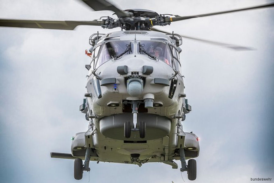 Photos of NH90 NTH Sea Lion in German Navy helicopter service.
