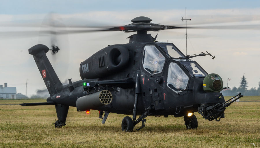 Detailed history and photos of helicopter Turkish Aerospace Industries T129 Serial P6 Register P6 Track service timeline and current status.