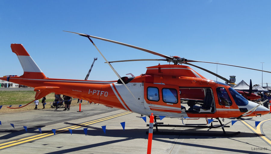 Helicopter AgustaWestland AW109S Trekker Serial 22718 Register N364LL I-PTFO used by Life Link III ,AgustaWestland Philadelphia (AgustaWestland USA) ,Shanghai Zenisun Investment Group ,AgustaWestland Australia Pty Ltd. Aircraft history and location