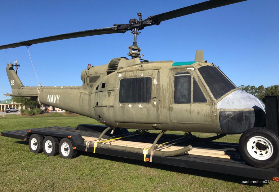 Helicopter Bell UH-1B Iroquois Serial 396 Register 62-1876 used by US Army Aviation Army. Aircraft history and location