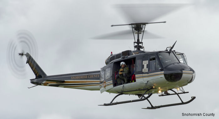 Detailed history and photos of helicopter Bell UH-1H Iroquois Serial 12367 Register N815SC 70-15757 used by HRT (Snohomish County Helicopter Rescue Team) ,US Army Aviation Army Track service timeline and current status.