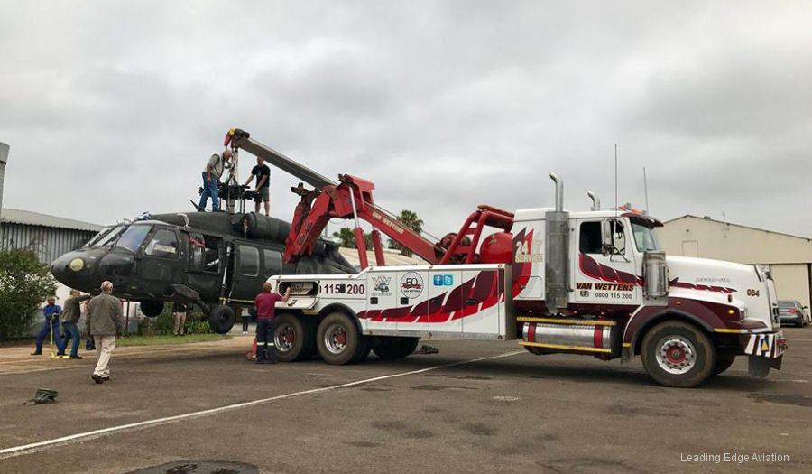 Detailed history and photos of helicopter Sikorsky UH-60A Black Hawk Serial 70-204 Register ZT-RGA N986AJ 80-23446 used by Leading Edge Aviation South Africa ,Billings Flying Service BFS ,US Army Aviation Army Track service timeline and current status.