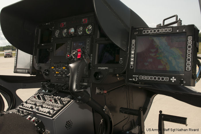 cockpit Photos of UH-72A Lakota in US Army Aviation helicopter service.