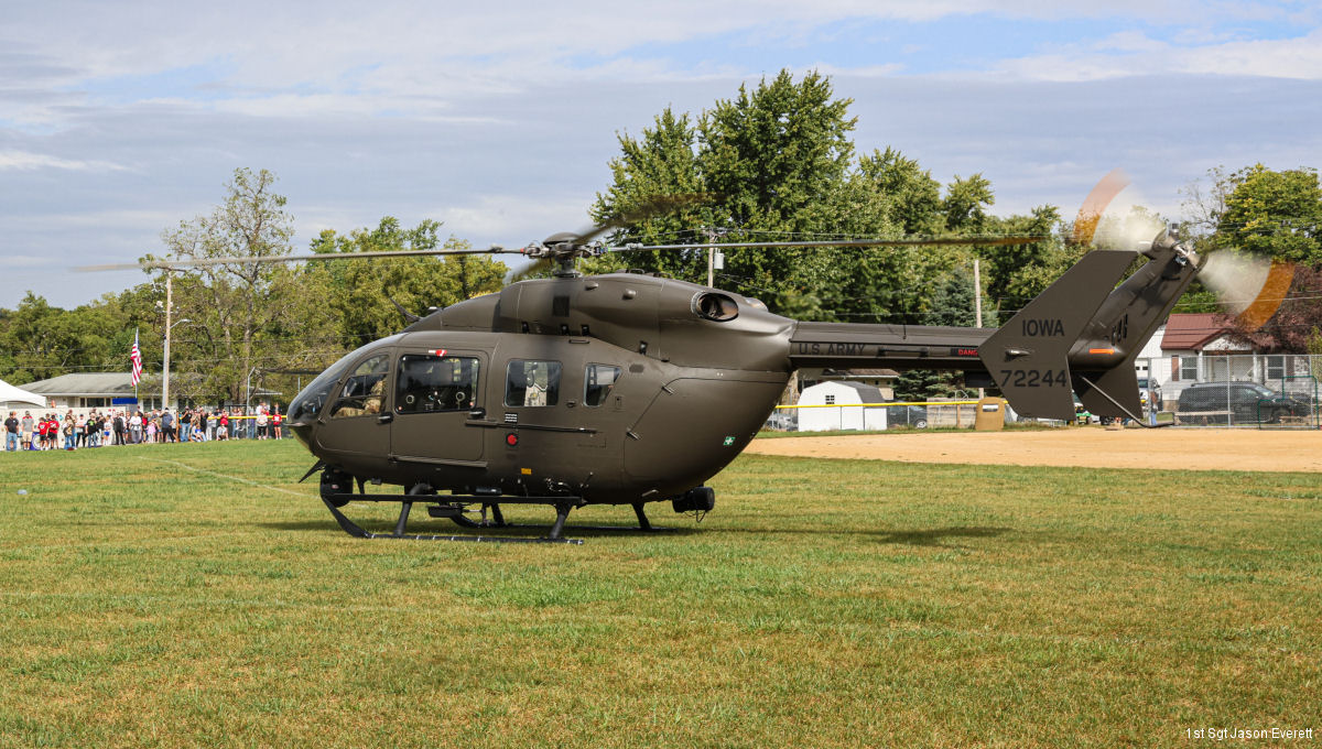 Detailed history and photos of helicopter Eurocopter UH-72A Lakota Serial Register 12-72249 used by US Army Aviation Army Track service timeline and current status.
