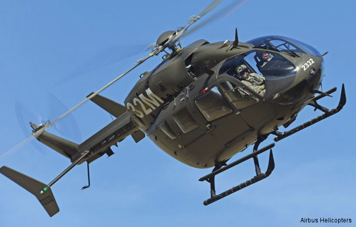Helicopter Eurocopter UH-72A Lakota Serial  Register 14-72332 used by US Army Aviation Army. Aircraft history and location