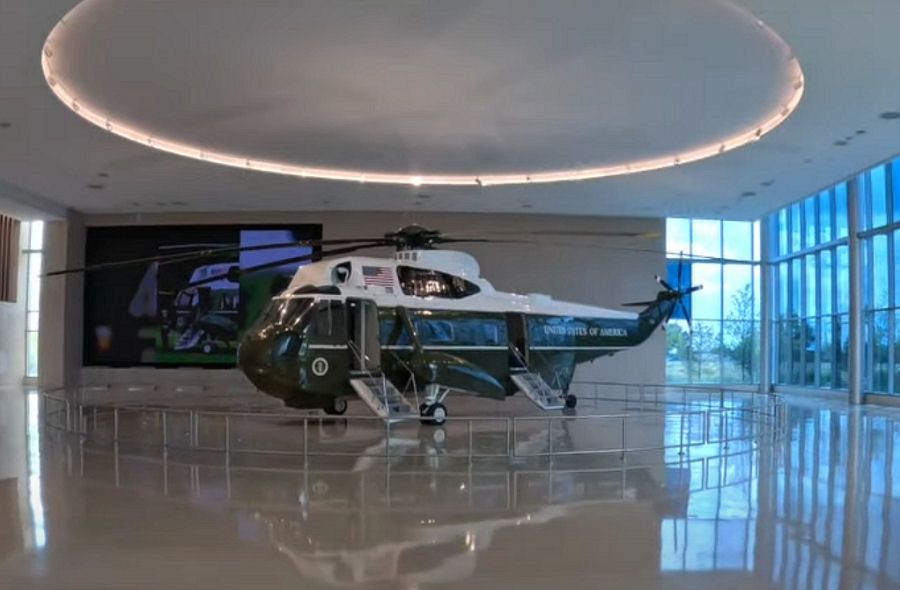 Detailed history and photos of helicopter Sikorsky VH-3D Sea King Serial 61-732 Register 159358 used by US Marine Corps USMC Track service timeline and current status.