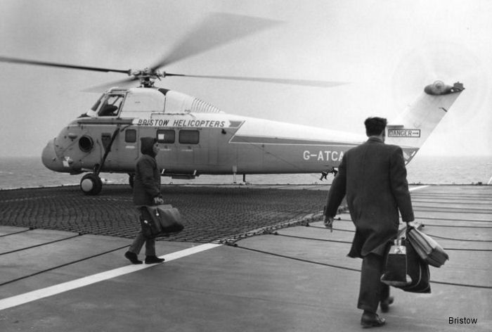 Detailed history and photos of helicopter Westland Wessex Mk.60 Serial wa462 Register G-ATCA used by Bristow ,Westland Track service timeline and current status.