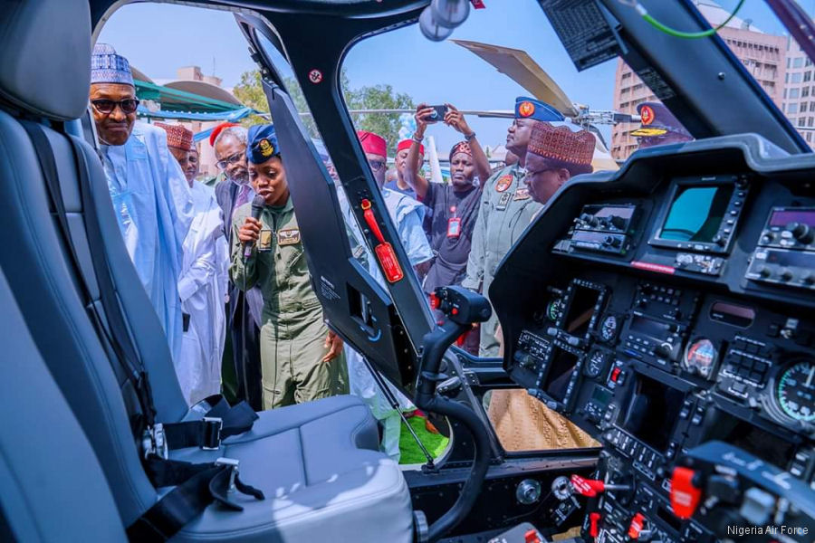 cockpit Photos of A109LUH in Nigerian Air Force helicopter service.