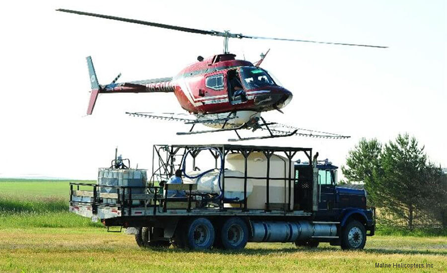 Detailed history and photos of helicopter Bell OH-58A Kiowa Serial 41601 Register N650MH N556CR N556CP 71-20740 used by MHI (Maine Helicopters Inc) ,US Army Aviation Army Track service timeline and current status.