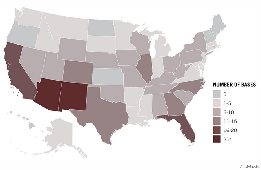 Air Methods bases and locations