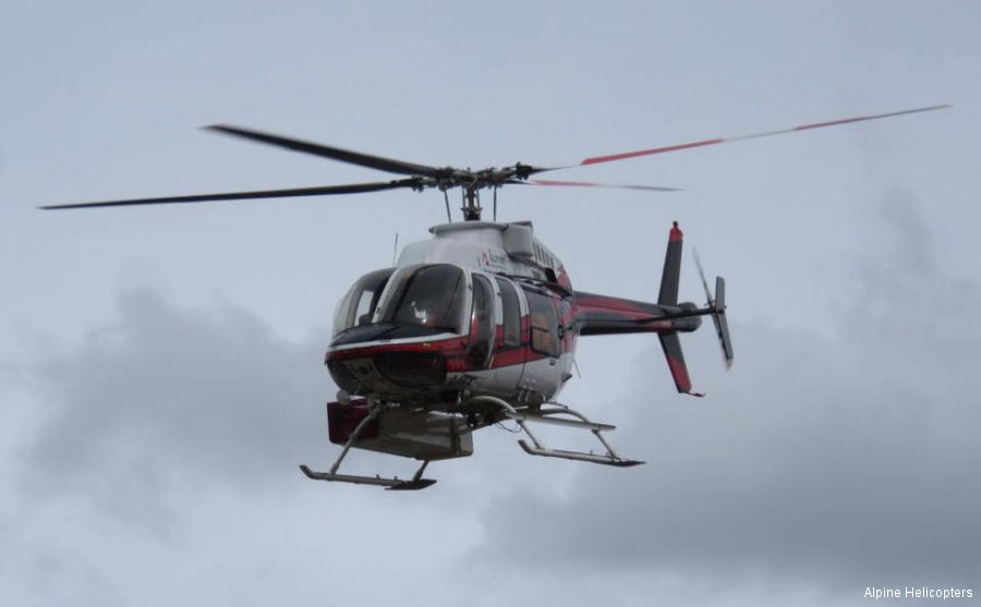 Photos of Bell 407 in Alpine Helicopters helicopter service.