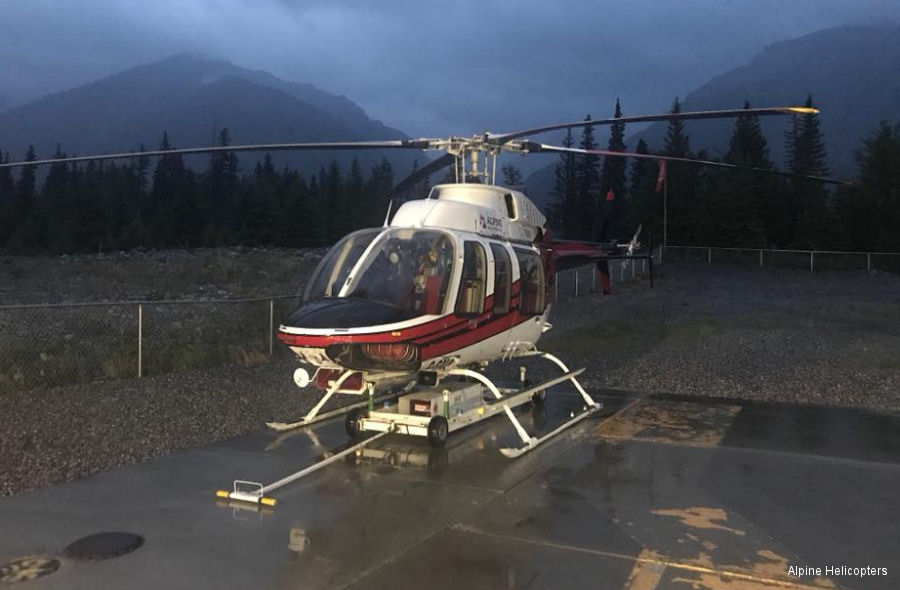 Photos of Bell 407 in Alpine Helicopters helicopter service.