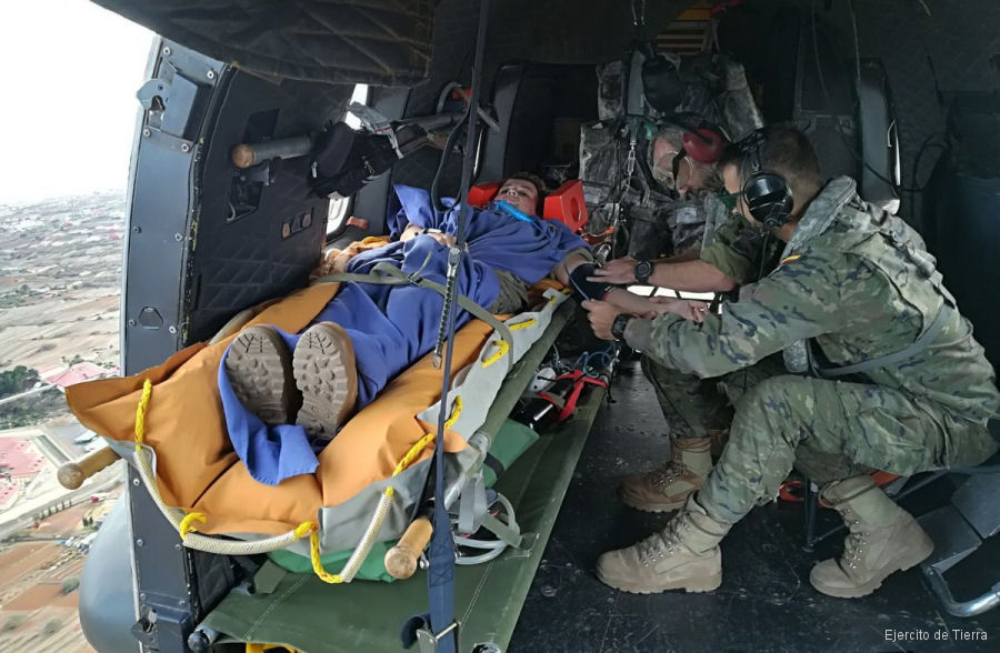 Photos of AS332 Super Puma in Spanish Army Aviation helicopter service.