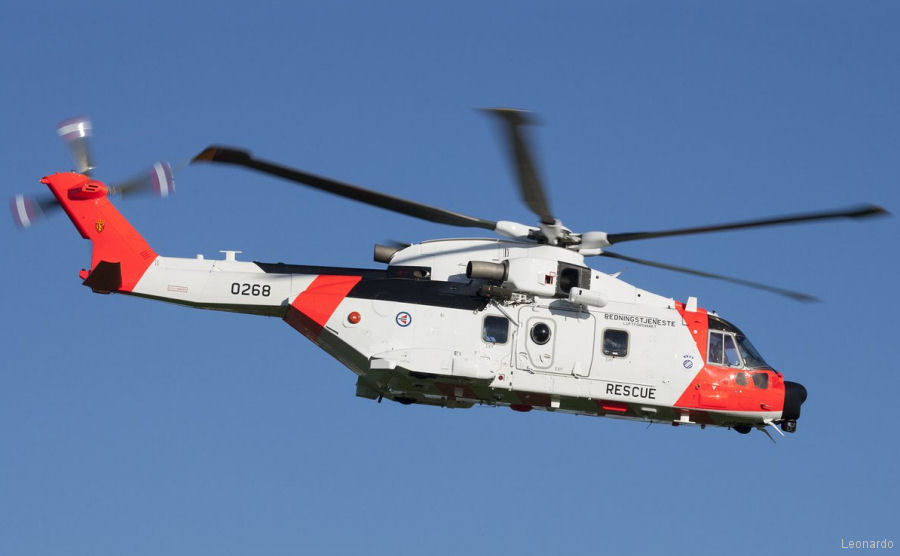 Luftforsvaret AW101 SAR Queen