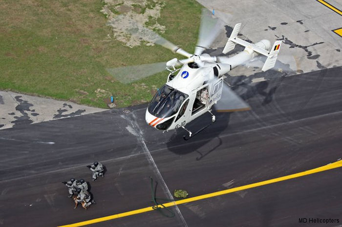 Photos of MD900 Explorer in Belgian National Police helicopter service.