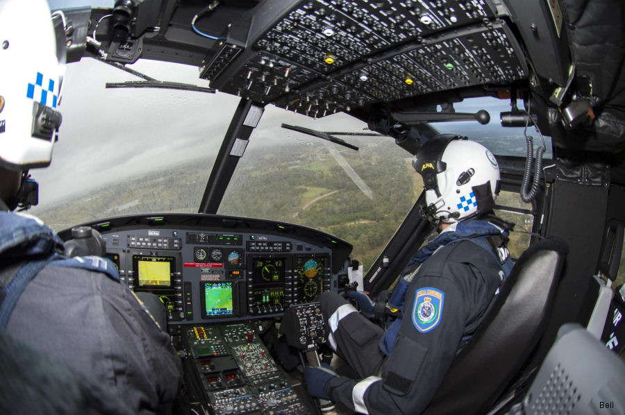 Bell 412EPi cockpit