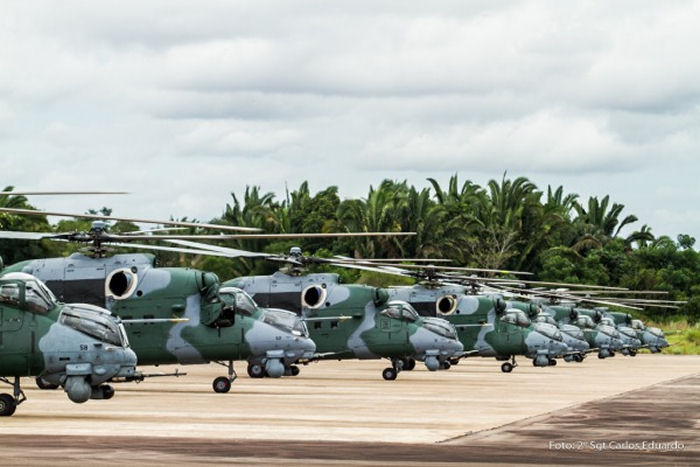 Photos of Mi-35M Hind in Brazilian Air Force helicopter service.