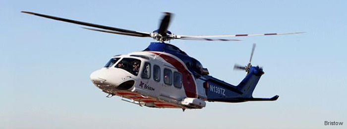 Photos of AW139 in Bristow US helicopter service.