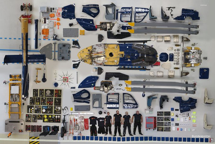 Photos of EC135 in German Federal Police (BPOL) helicopter service.