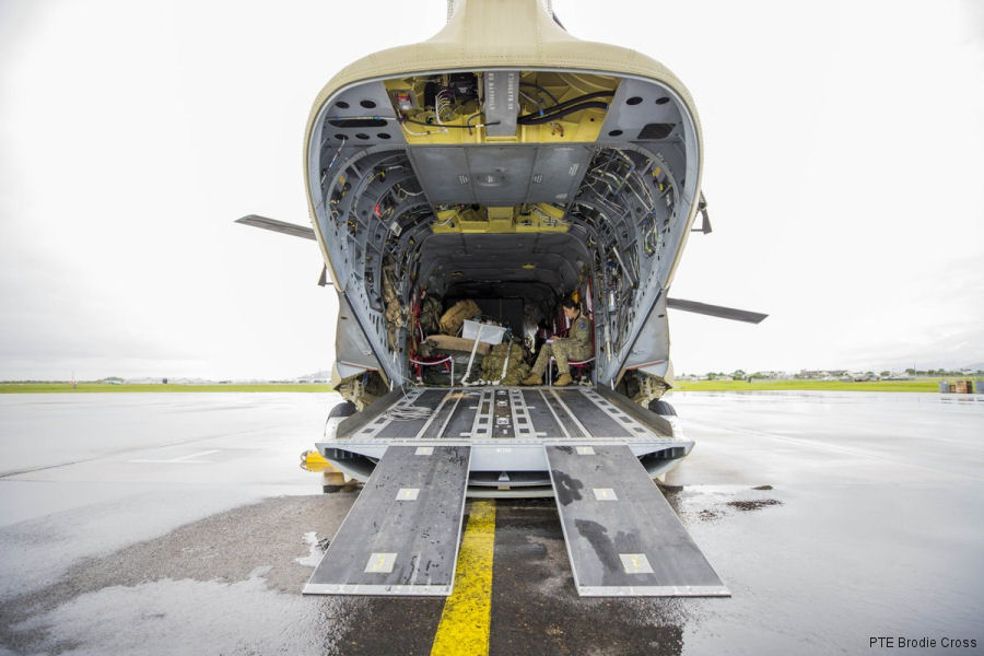 Photos of CH-47F Chinook in Australian Army helicopter service.