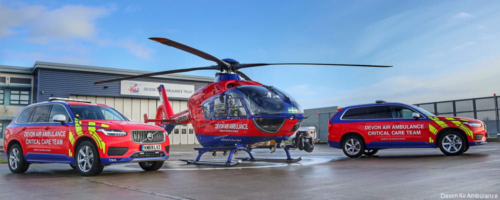 Photos Devon Air Ambulance UK Air Ambulances (DAAT). United Kingdom