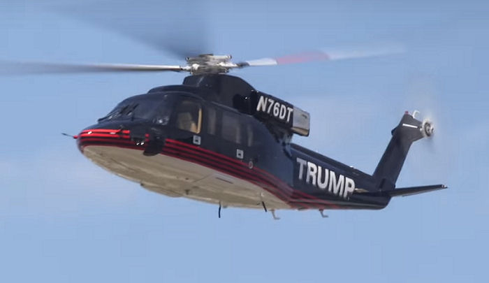Helicopter Sikorsky S-76B Serial 760351 Register JA9951 N422MK N76DT N803MK N803MN N99DQ N99DU used by Trump Airlines. Built 1989. Aircraft history