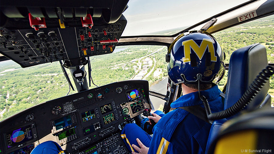 cockpit Photos of EC155B1 in State of Michigan helicopter service.