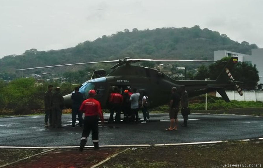 Photos of AW119 Koala in Ecuadorian Air Force helicopter service.