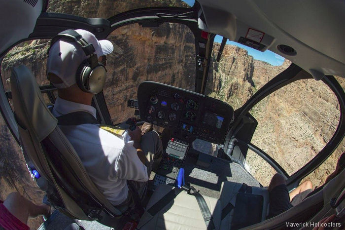 Maverick Helicopters EC130T2 cockpit