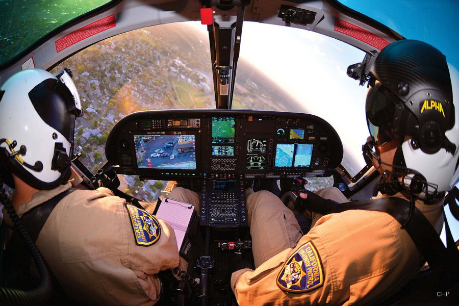 cockpit Photos of AS350 Ecureuil in State of California helicopter service.