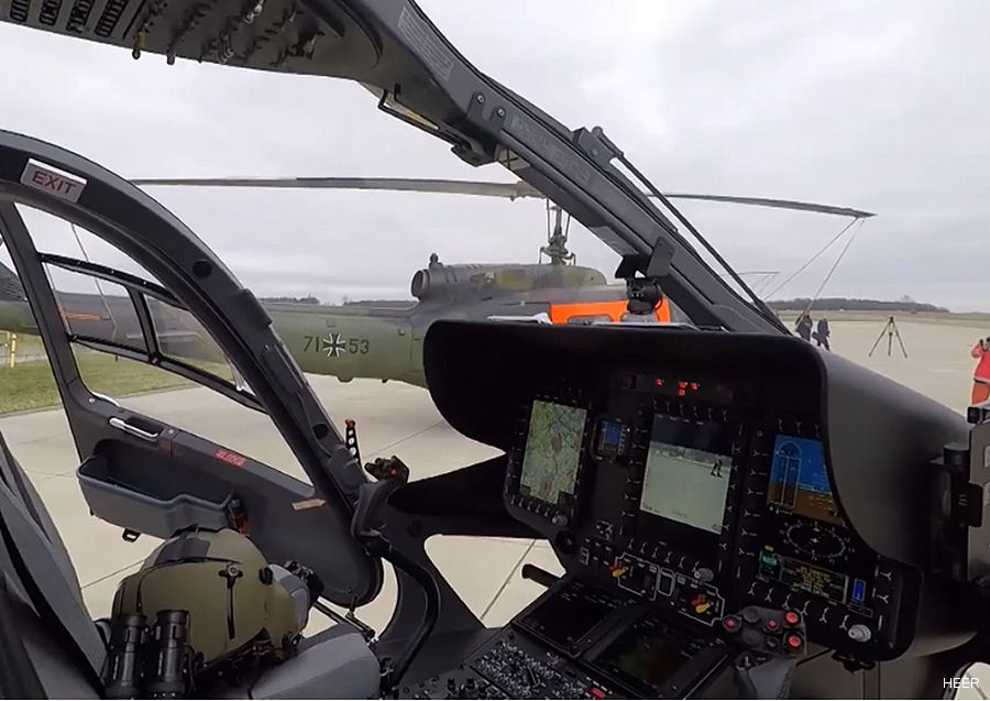 Photos of H145D2 / EC145T2 in German Army Aviation helicopter service.