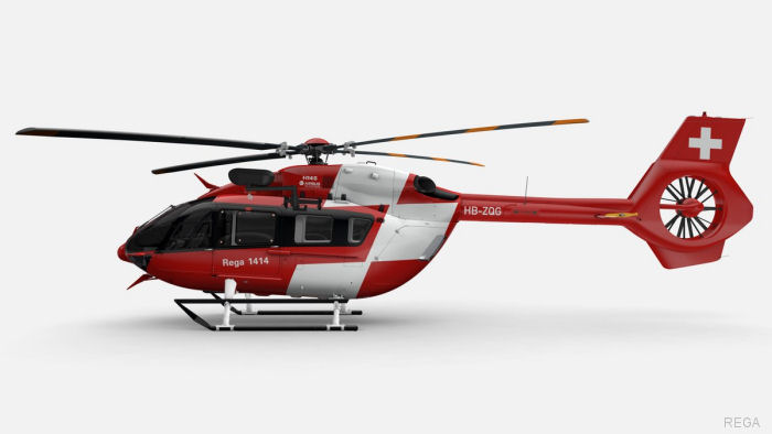 art profile perfil side view H145D2 / EC145T2