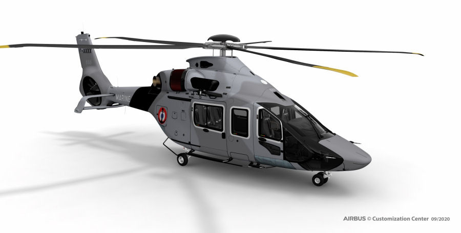 Photos of H160B in French Navy helicopter service.