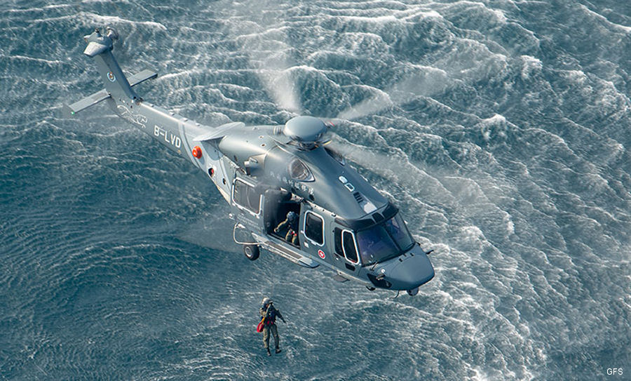 Photos of H175 in Hong Kong Government helicopter service.