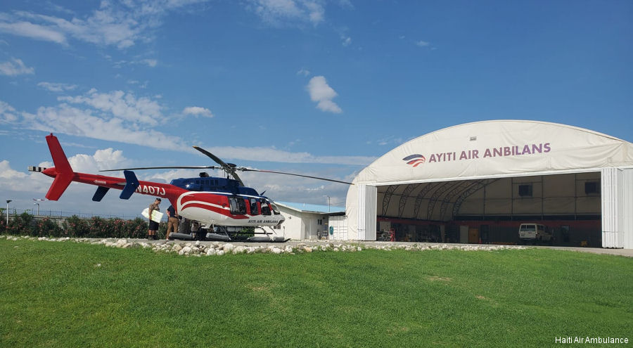 haiti air ambulance hangar