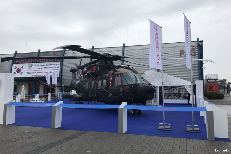Helicopter AgustaWestland HH-101A Caesar Serial 50257 Register MM81864 ZR352 used by Aeronautica Militare Italiana (Italian Air Force) AgustaWestland UK. Built 2014. Aircraft history and location