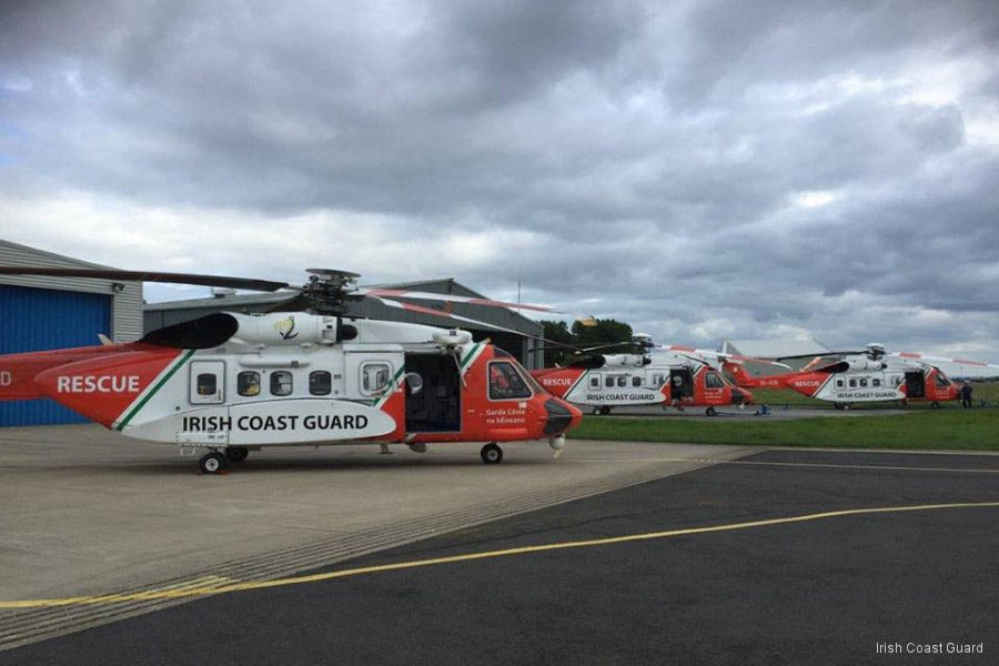 Photos of S-92 in Irish Coast Guard helicopter service.