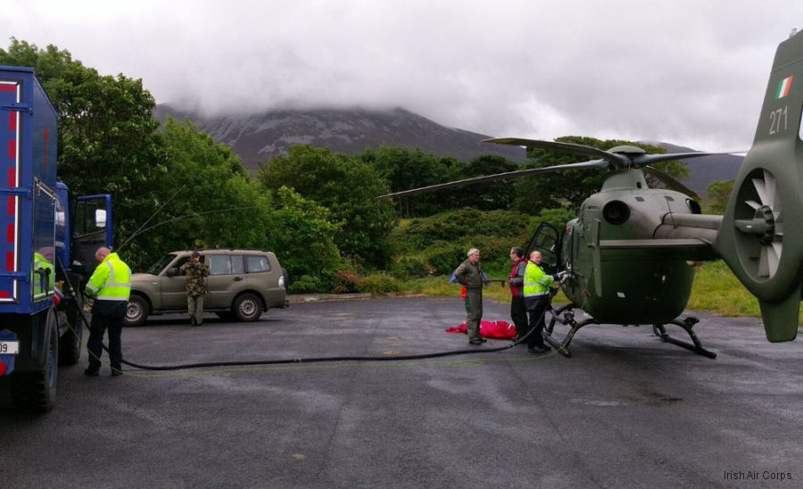 Photos of EC135 in Irish Air Corps helicopter service.