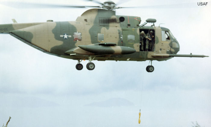 Photos of CH/HH-3 in US Air Force helicopter service.