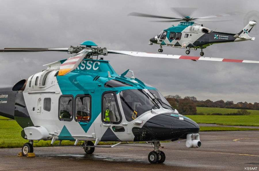 Photos Kent, Surrey and Sussex Air Ambulance Trust UK Air Ambulances (KSSAAT). United Kingdom