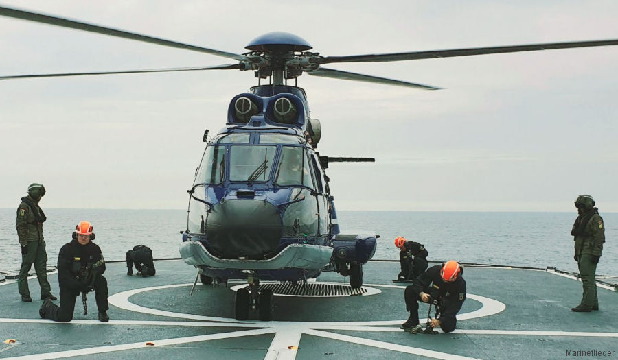 Photos of Super Puma/Cougar in German Federal Police (BPOL) helicopter service.