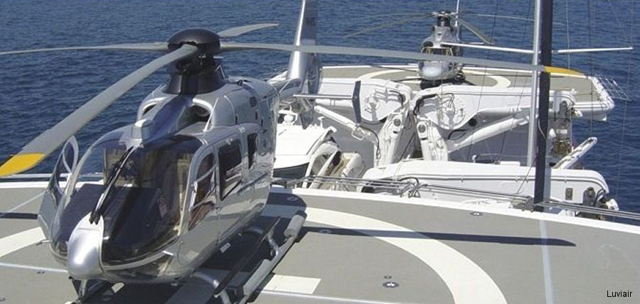 luviair yacht helicopter