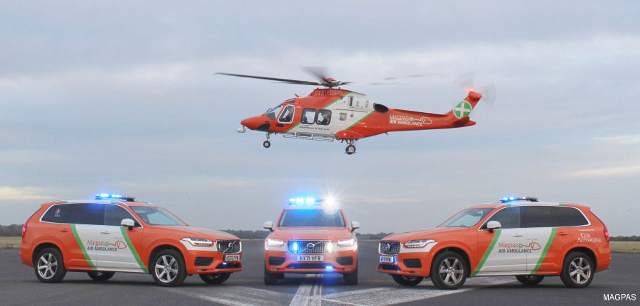 magpas air ambulance vehicles