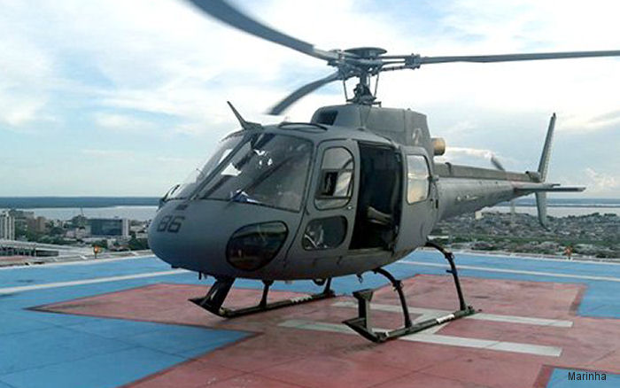 Photos of HB350BA Esquilo in Brazilian Navy helicopter service.