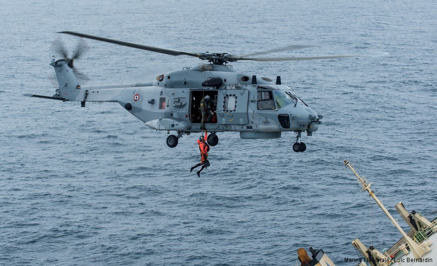 Modern Express Ship rescue by helicopter
