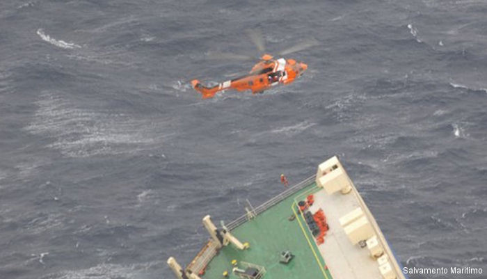 Modern Express Ship rescue by Salvamento Maritimo