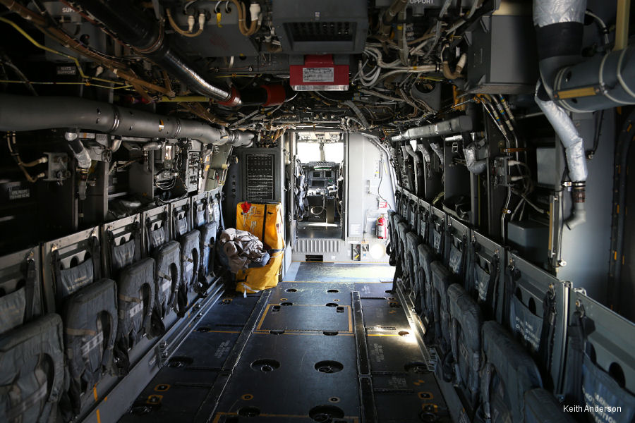Bell MV-22B Osprey cabin